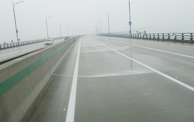 악천후 안전관리 시설 염수 분사장치 이미지